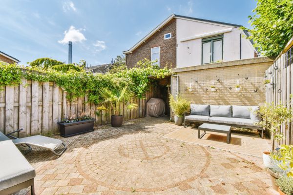 Courtyard Wall Repair in Royal Oak